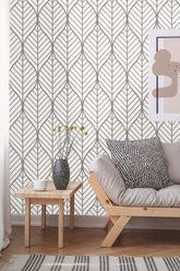 Art Deco Geometric Wallpaper by Coloritto, showcasing bold geometric patterns and elegant design elements.
